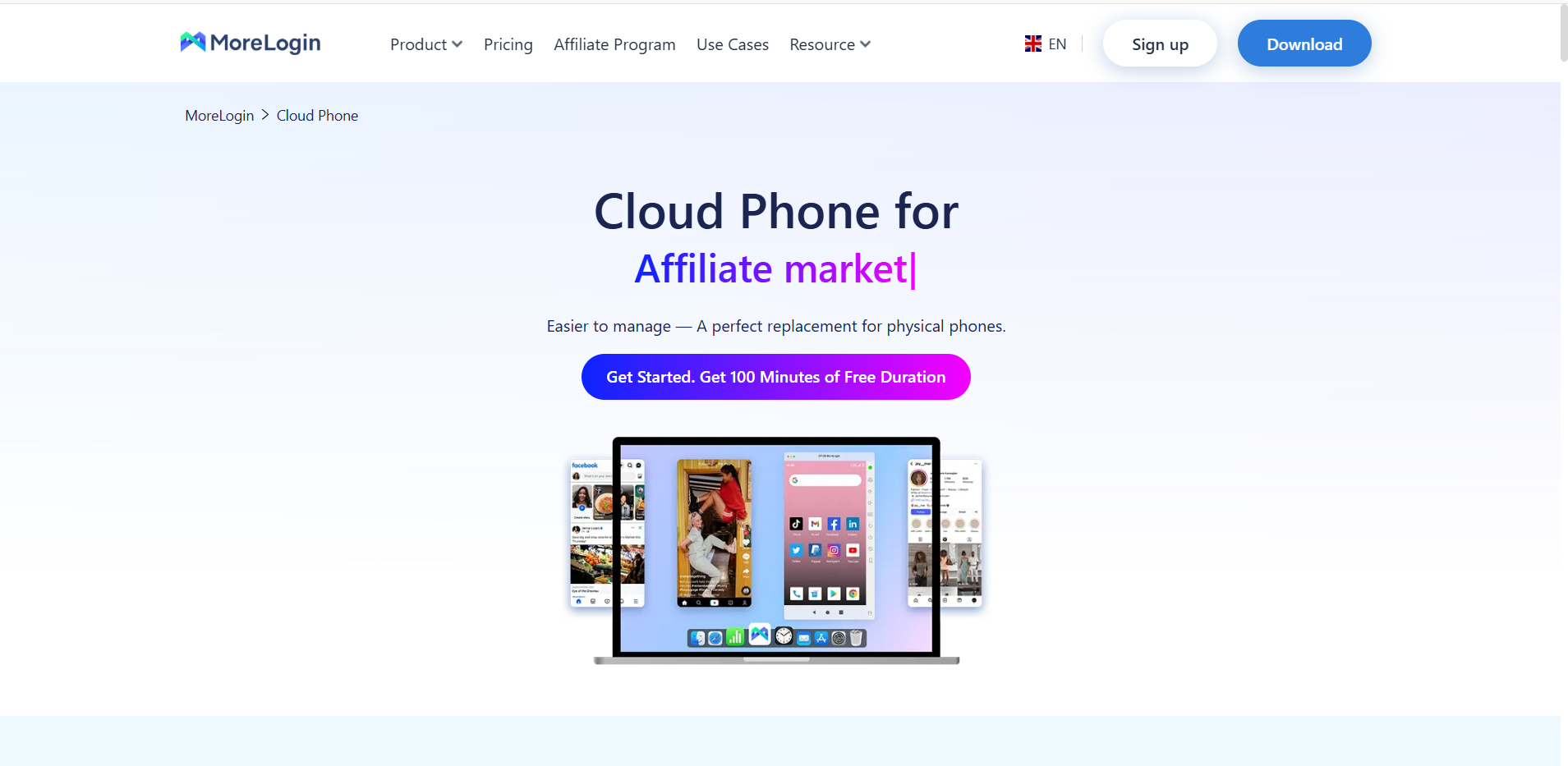 morelogin cloud phone