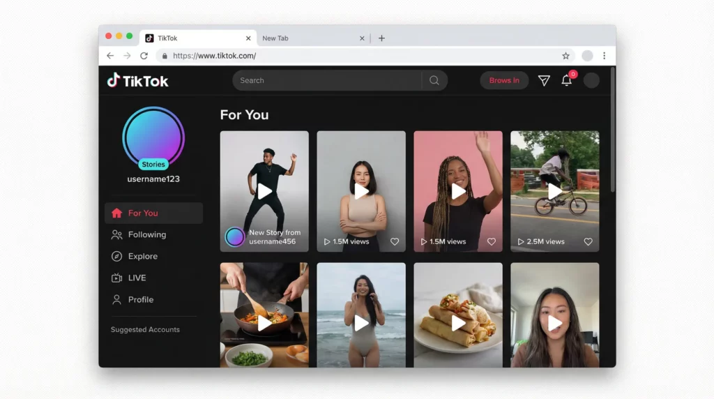 tiktok_desktop_web_interface