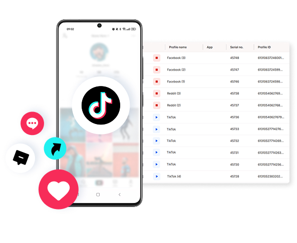 Управляйте аккаунтами TikTok с облачными телефонами