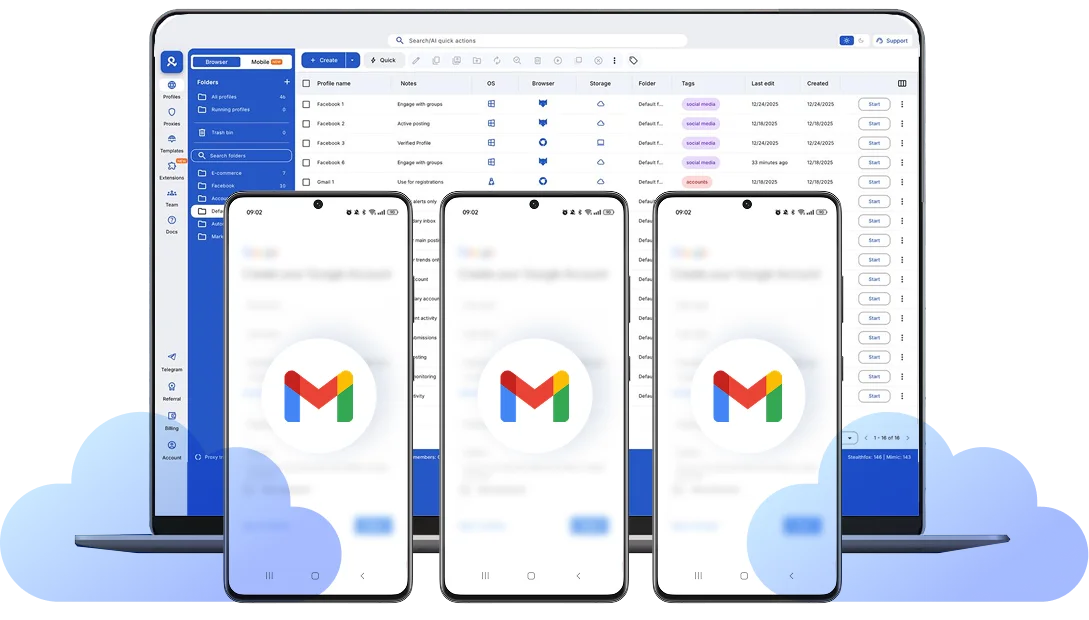 Handle all Gmail accounts from one dashboard