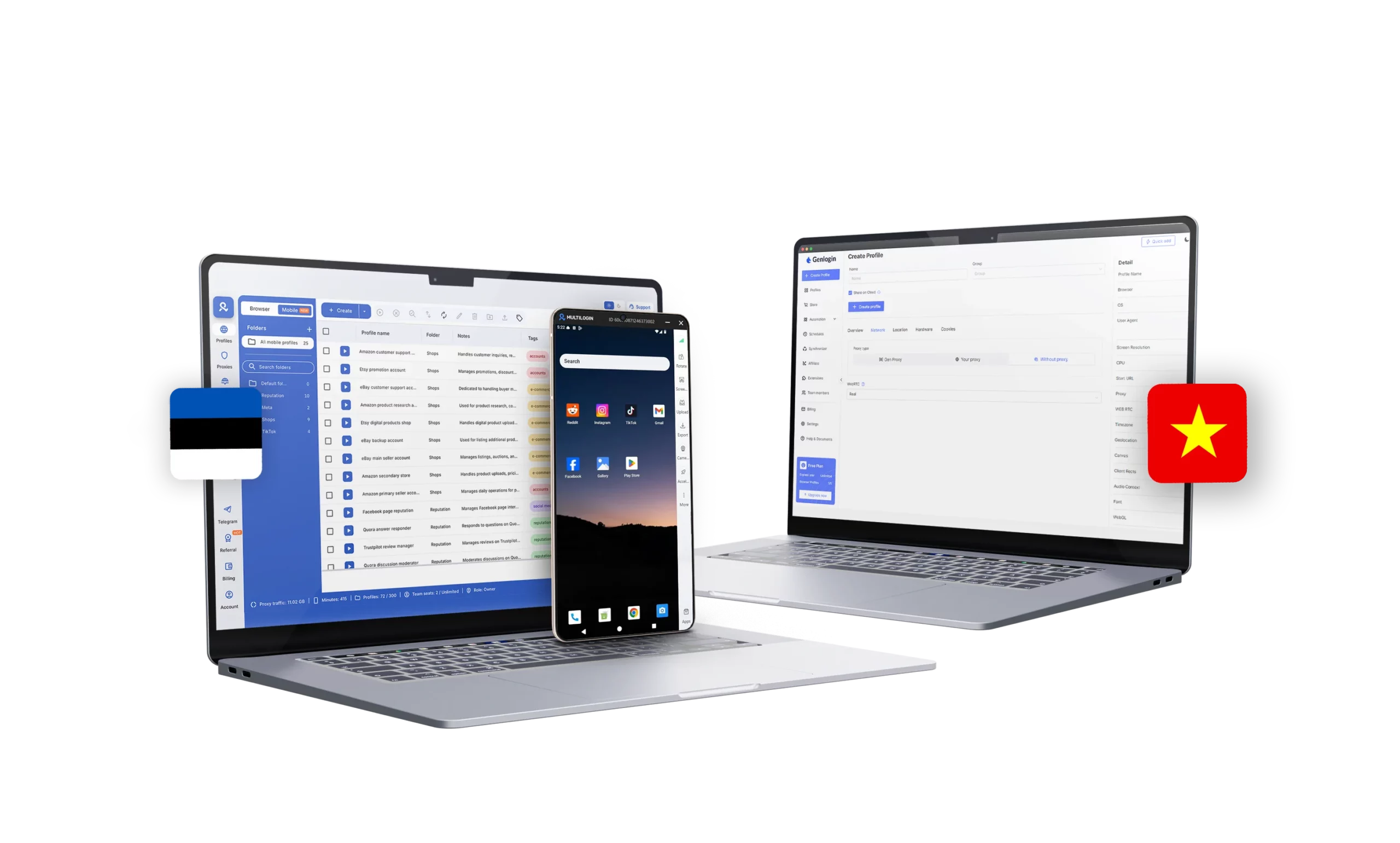 Multilogin vs. Genlogin