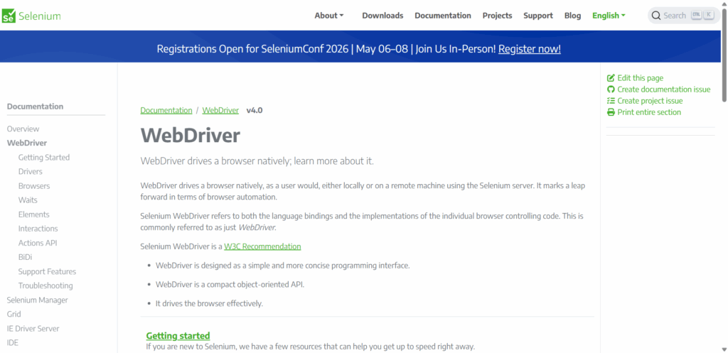 Selenium with WebDriver