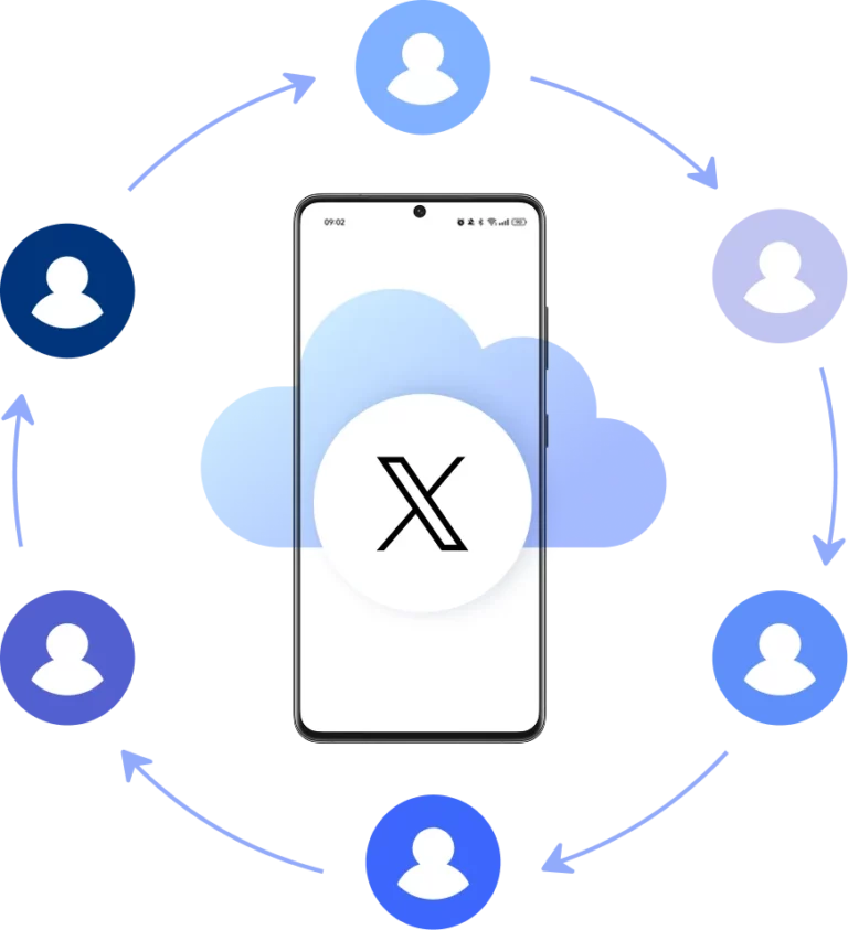 Easy team collaboration using Multilogin cloud phones.