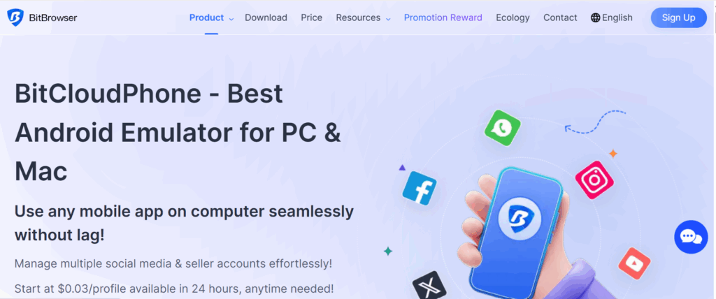 bitcloud phone website