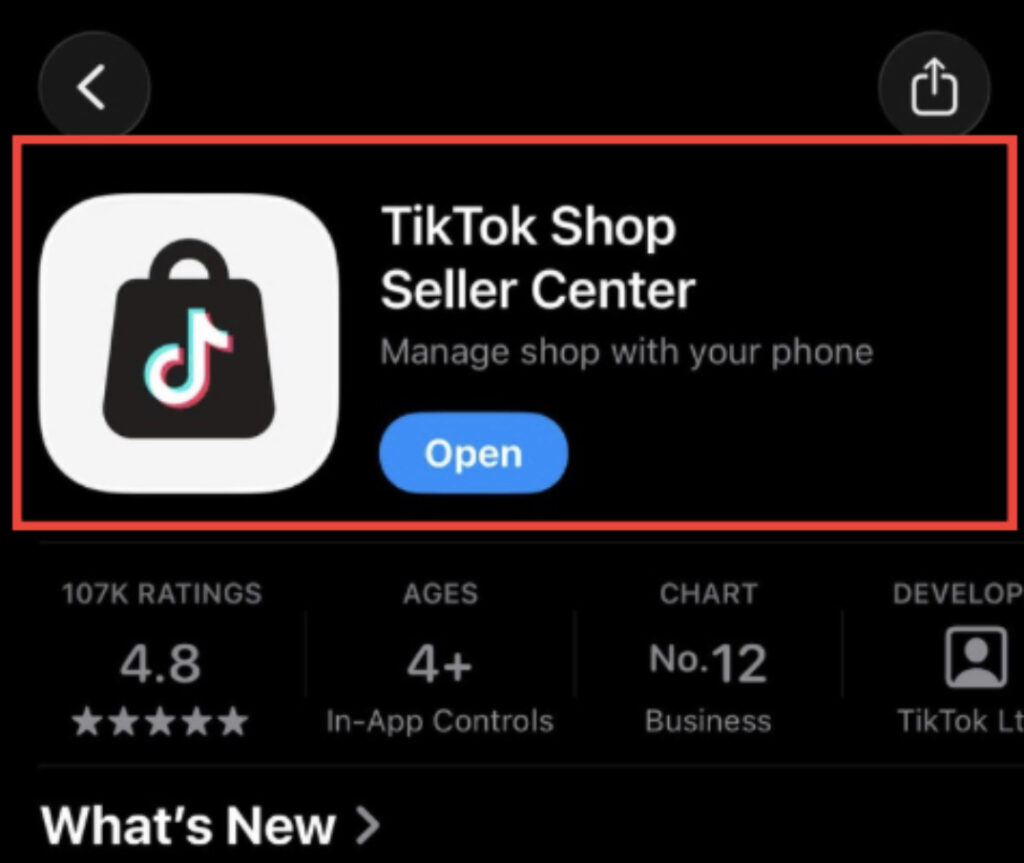 cách mở tiktok shop trên điện thoại