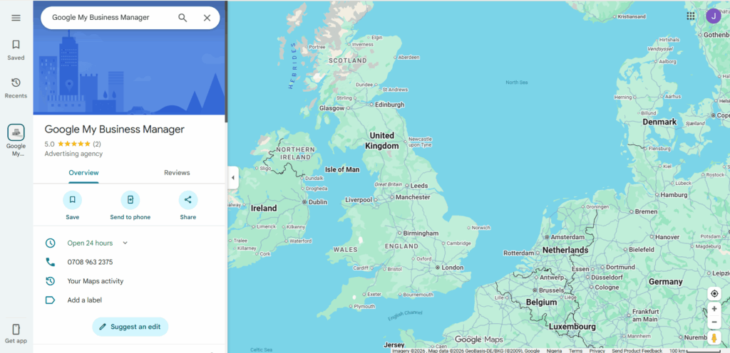 leave a google review