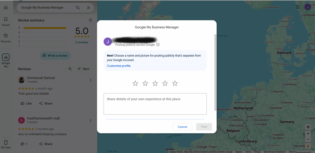 how to leave a review on google