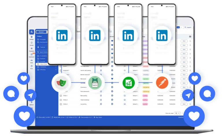 Automate LinkedIn with browser automation tools