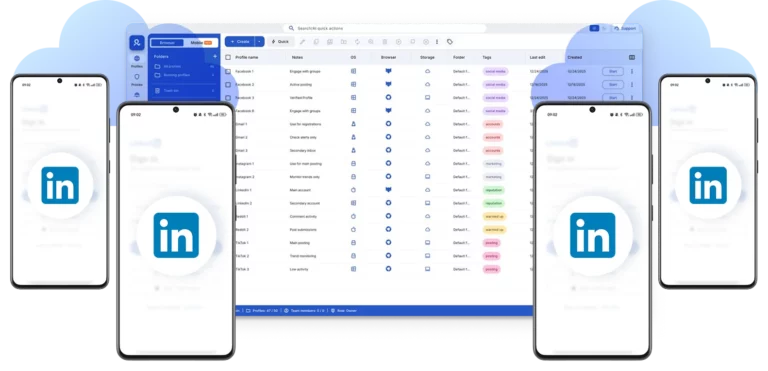 Create multiple LinkedIn accounts