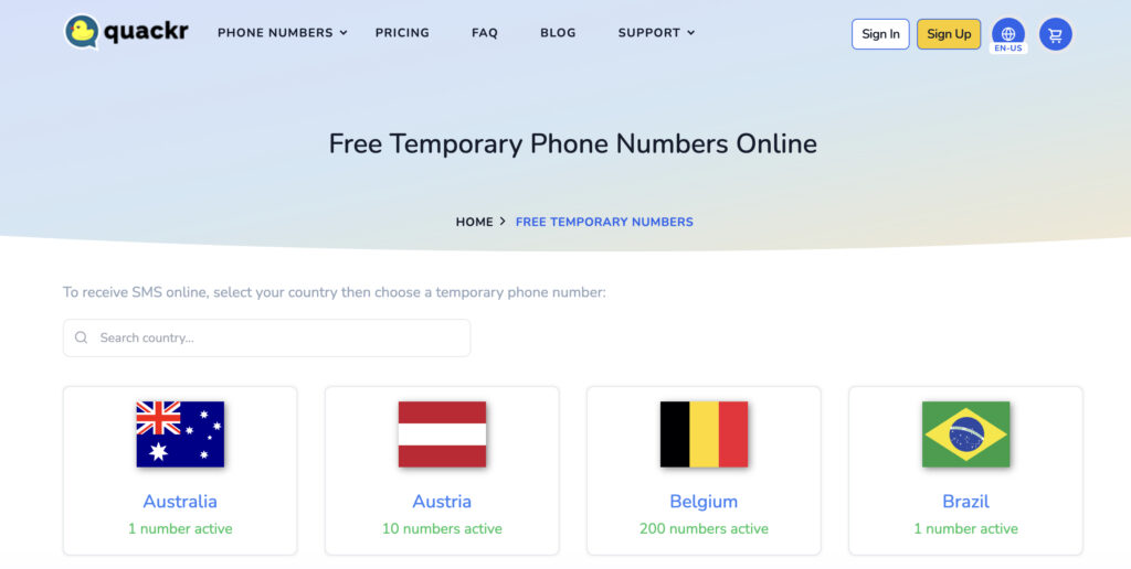 quackr app tạo số điện thoại ảo
