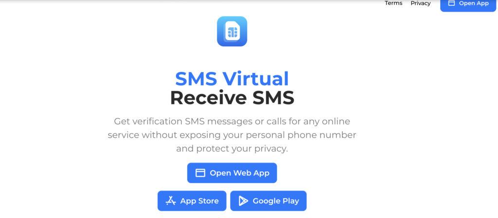 sms virtual app cung cấp số điện thoại ảo 