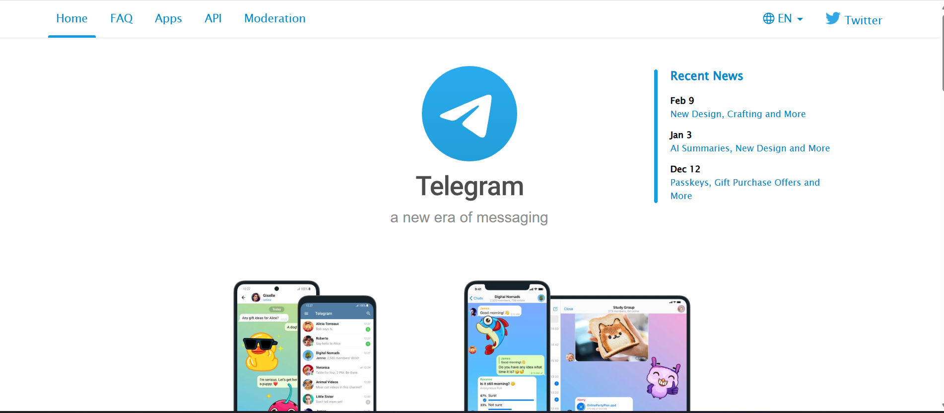 telegram website