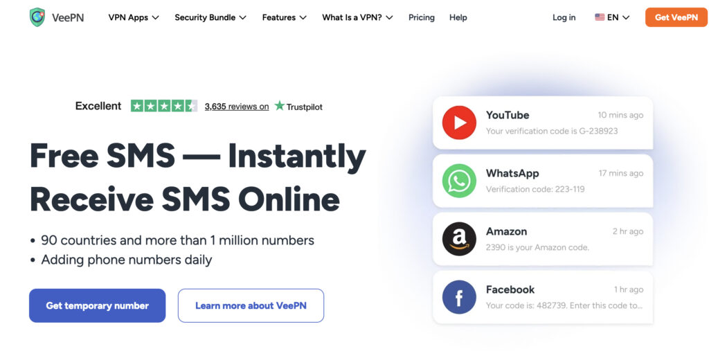 veepn - điện thoại ảo, số điện thoại ảo