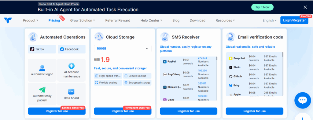 vmos cloud pricing 3