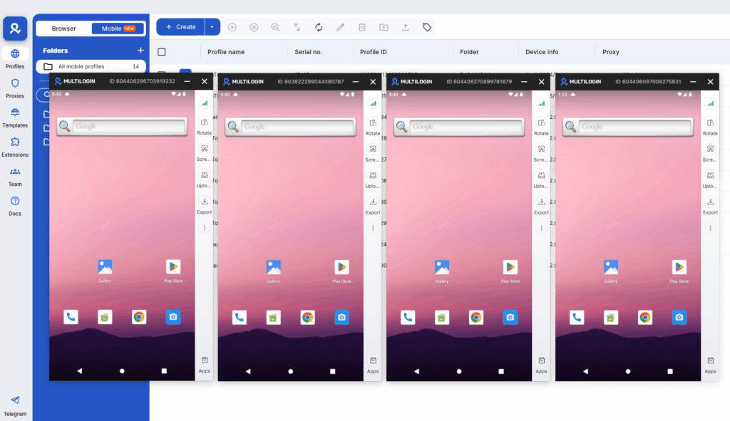 Multilogin cloud phone