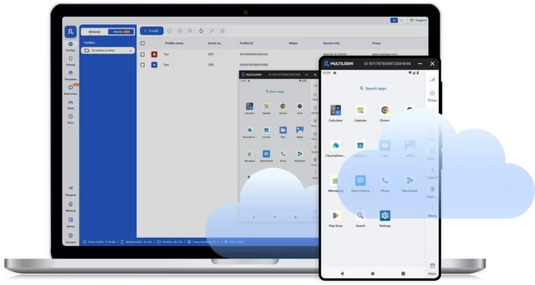 Android cloud phone Mobile Antidetect Browser: Trình duyệt mobile ẩn danh tốt nhất