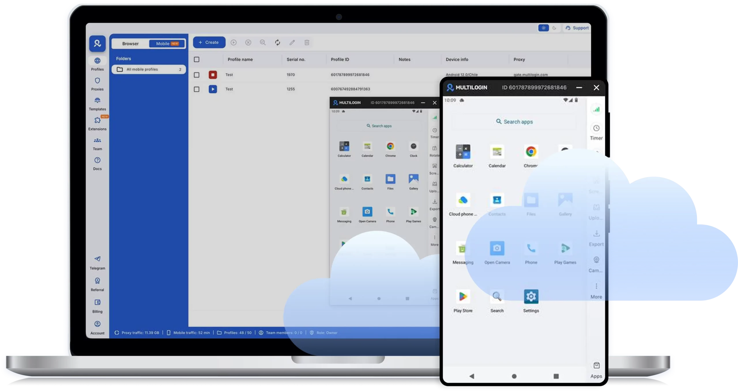 Android cloud phone Mobile Antidetect Browser: Trình duyệt mobile ẩn danh tốt nhất