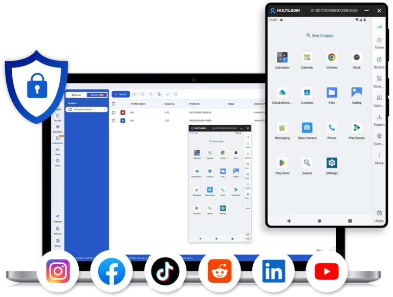 Control mobile location with per-profile proxy settings
