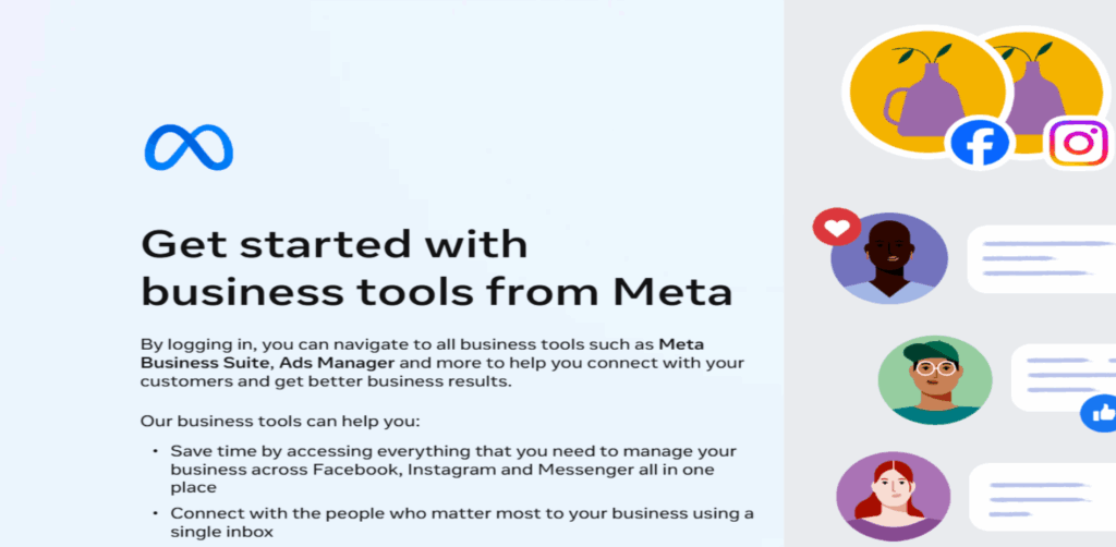 Facebook business page