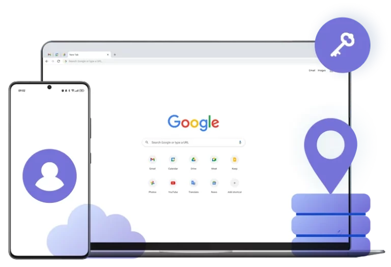 Residential proxies supporting multiple simultaneous connections