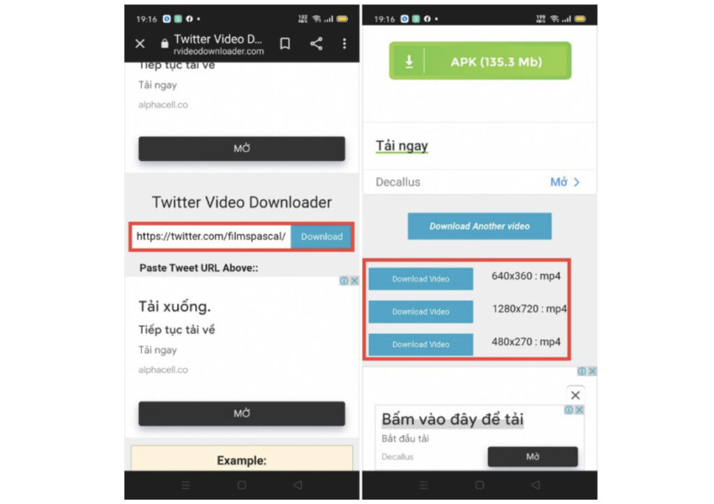 các bước tải video từ mạng xã hội