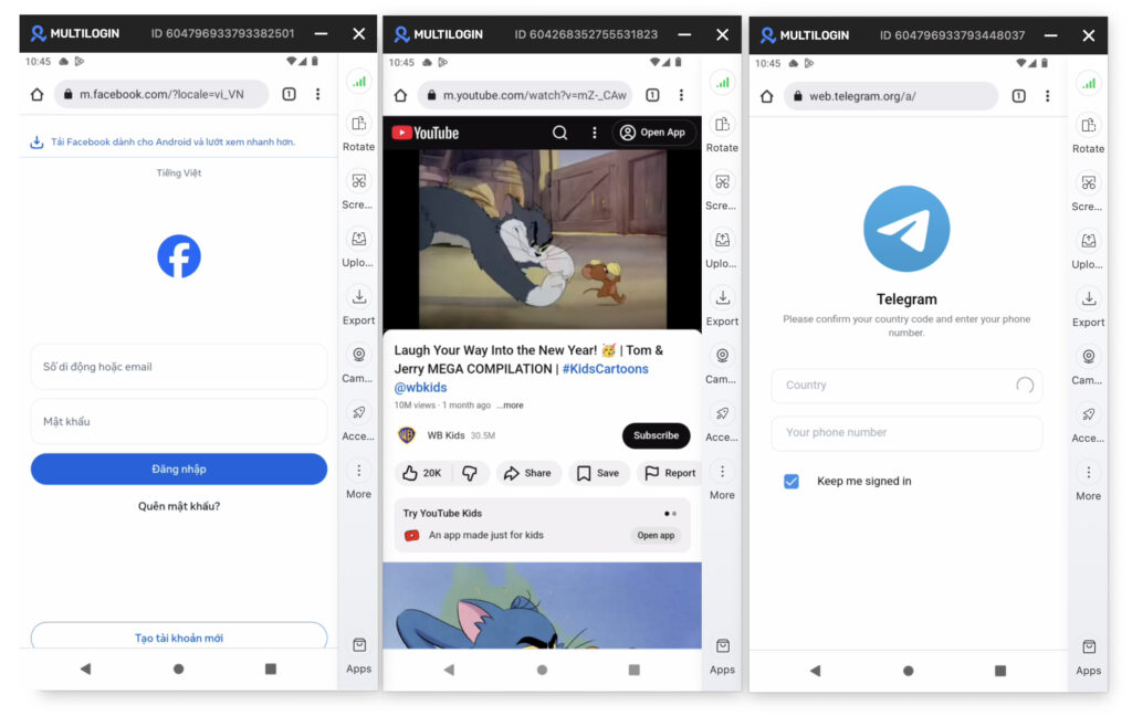 cloud phone , điện thoại android ảo, điện thoại đám mây, quản lý fanpage, quản lý trang facebook