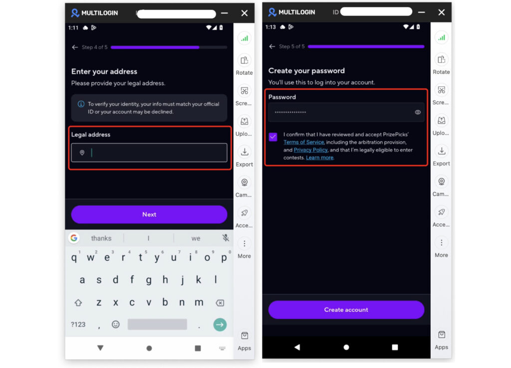 prisepicks multilogin sign up app guide 3