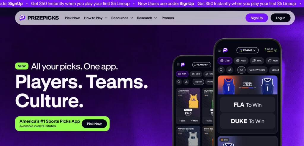 prizepicks website version