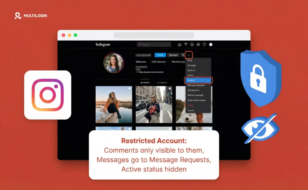 how to know if someone restricted you on Instagram