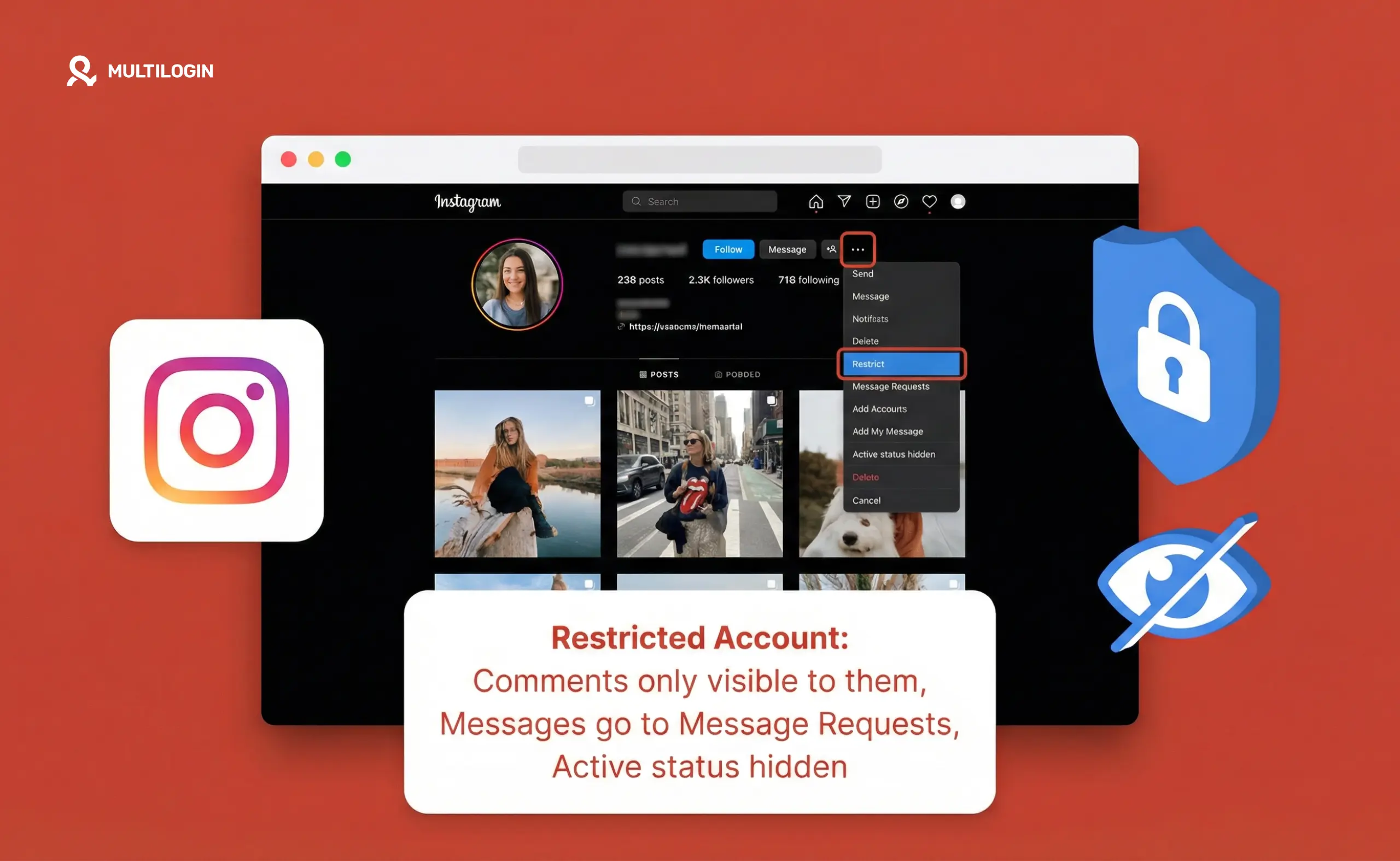 how to know if someone restricted you on Instagram