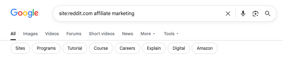 Как правильно искать саббредиты в Гугл