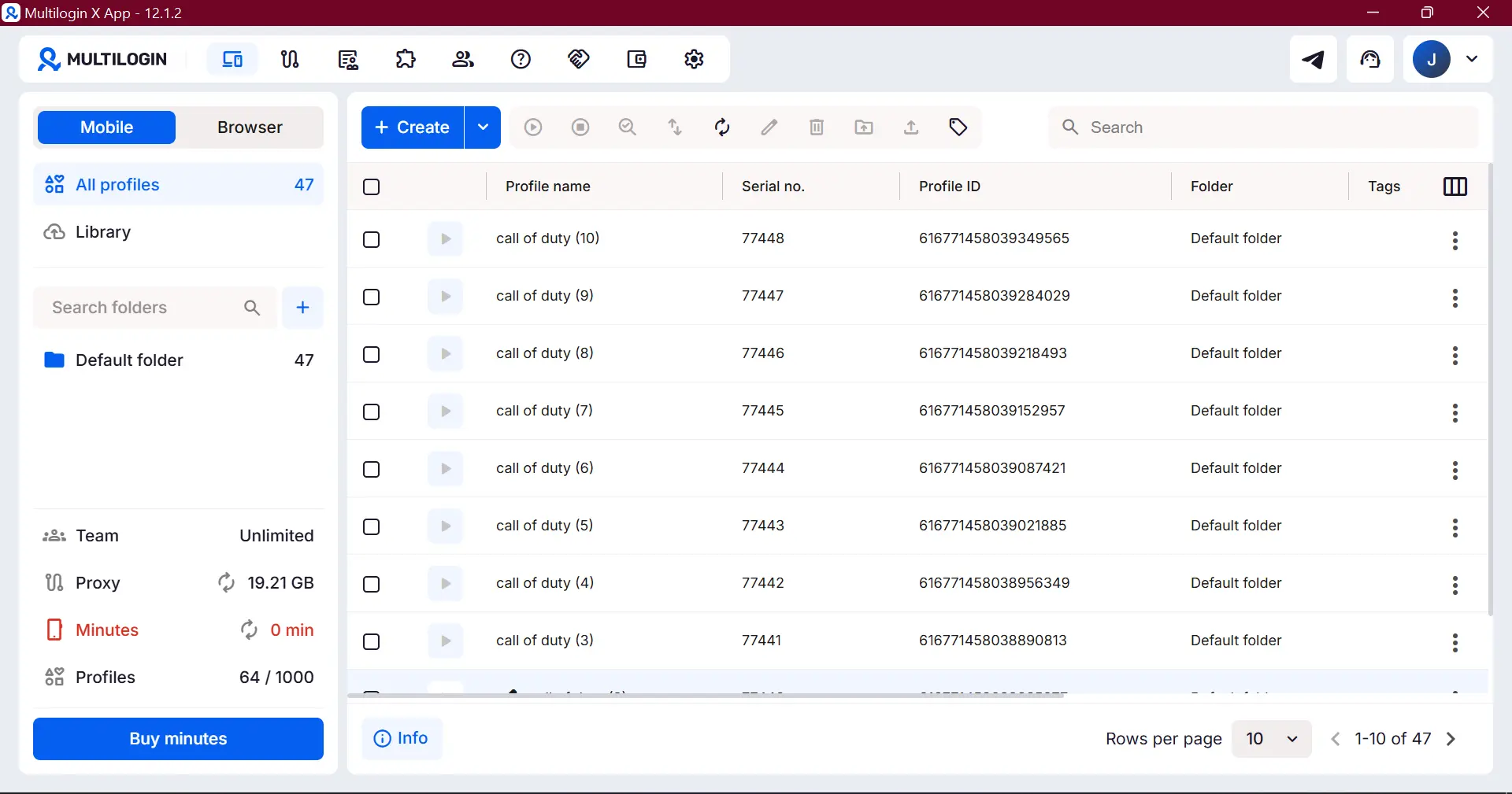 AdsPower dashboard comparison
