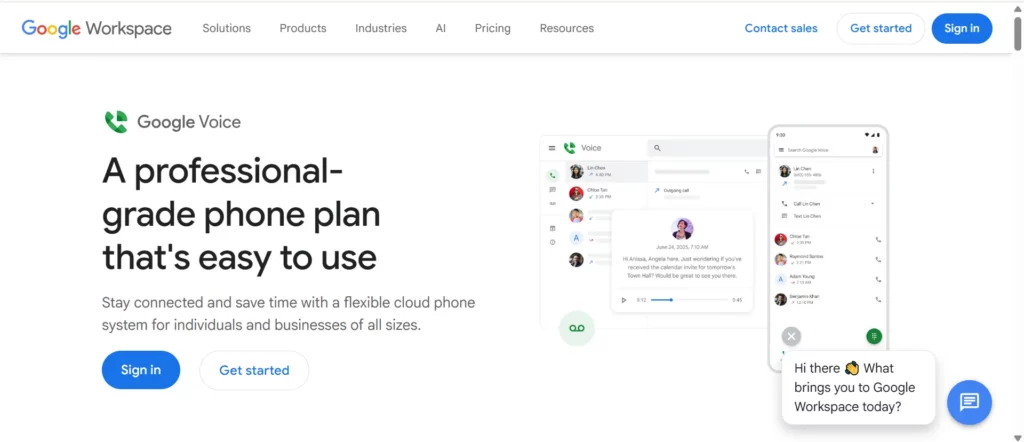 google voice website