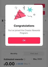 TikTok creator rewards program