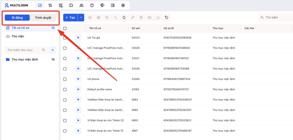 multilogin cloud phone thuê điện thoại ảo