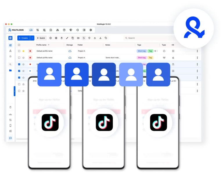 Control team access and permissions for TikTok in Multilogin