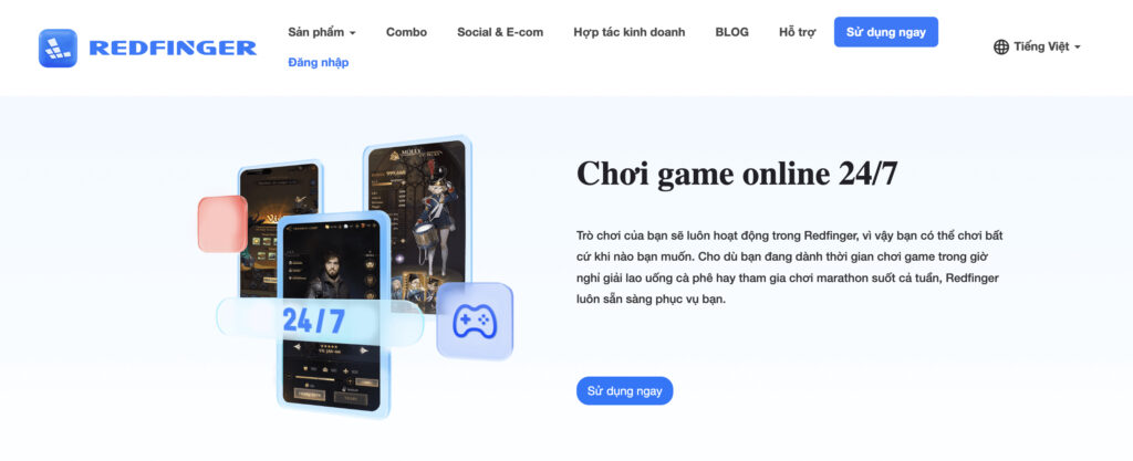 redfinger cloud phone cho quản lý đa tài khoản, đánh giá redfinger
