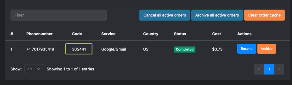 Verifying a Google account with a virtual phone number