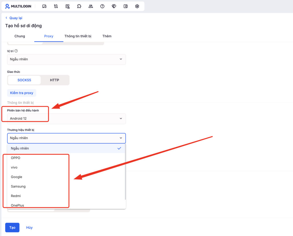 tạo tài khoản discord bằng cloud phone multilogin