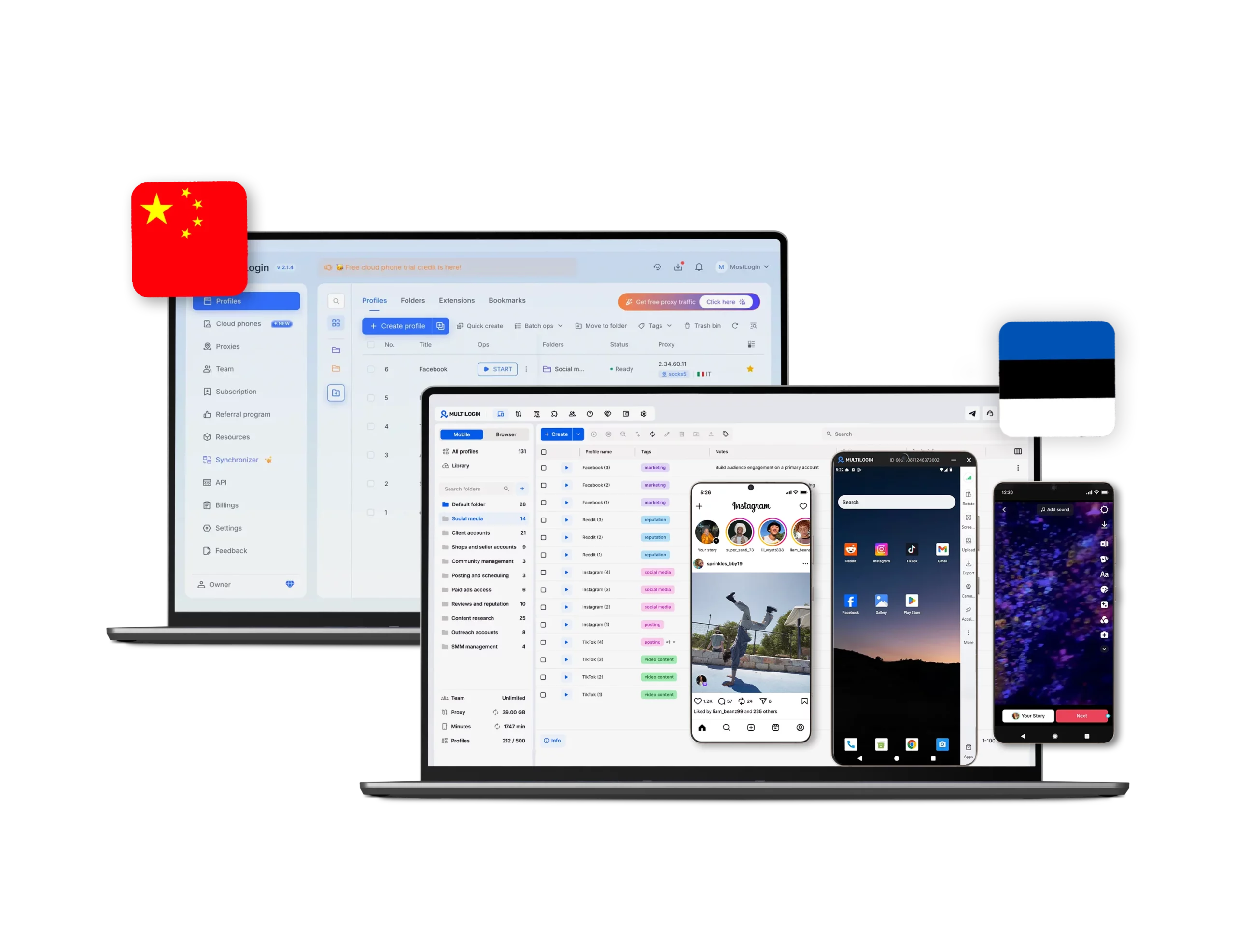 MoreLogin comparison with cloud phones, browser profiles, and built-in proxies for multi-account management