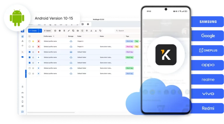 Authentic Android cloud phones Kwork can't link together