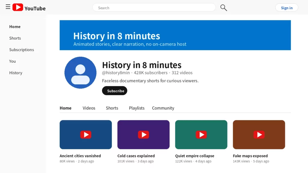 screenshot_style_faceless_channel_home