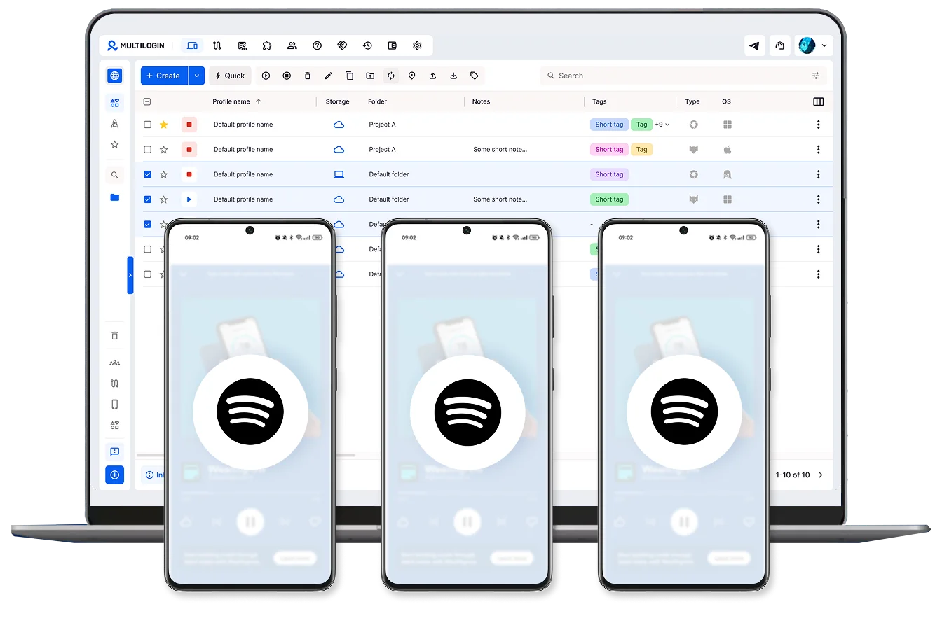 Create and manage as many Spotify Ads accounts as you need