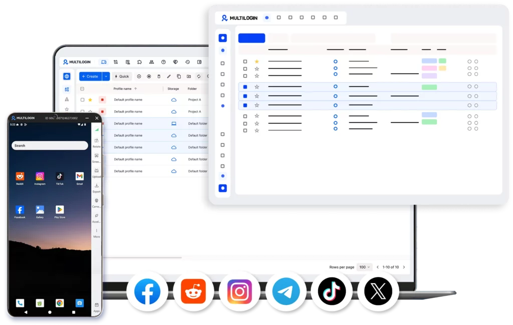 Multilogin dashboard + cloud phones for release notes page