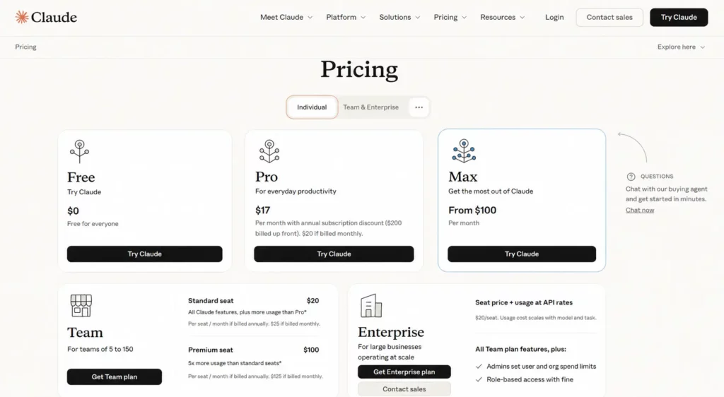 claude pricing