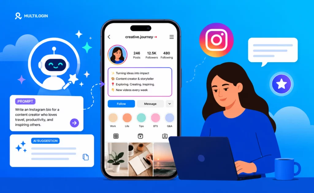 How to Write an Instagram Bio With AI