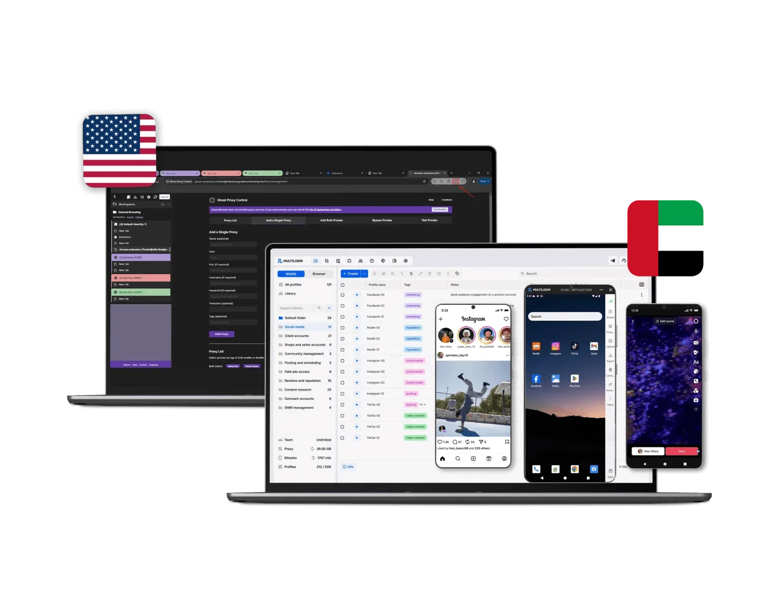 Ghostbrowser and Multilogin comparison