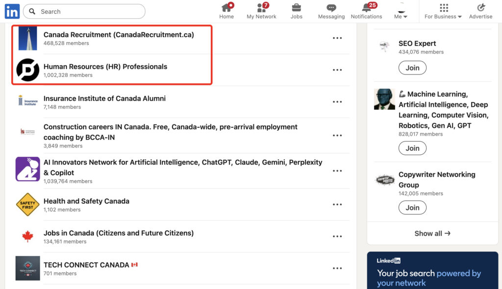 LinkedIn Groups