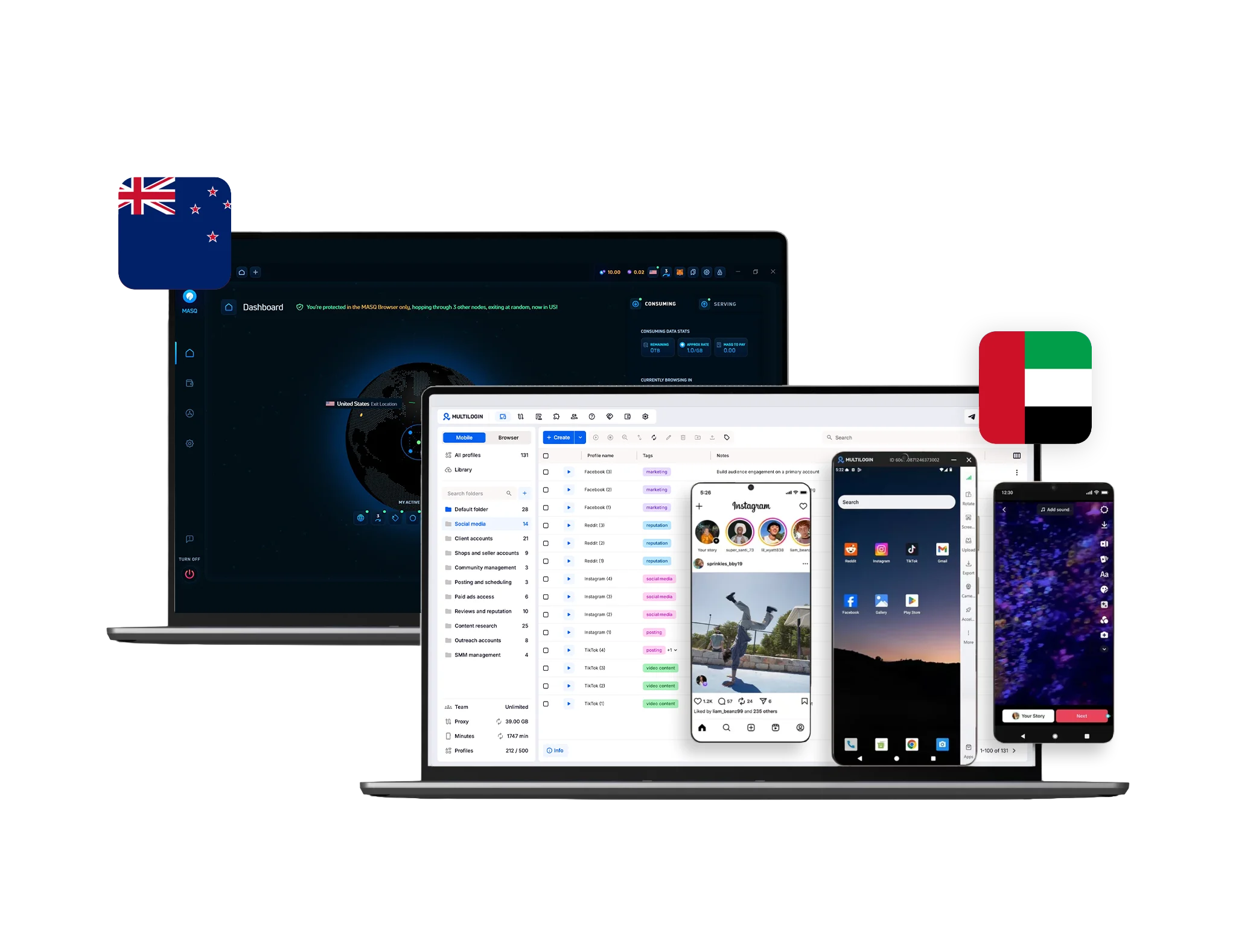 Multilogin vs. MASQ