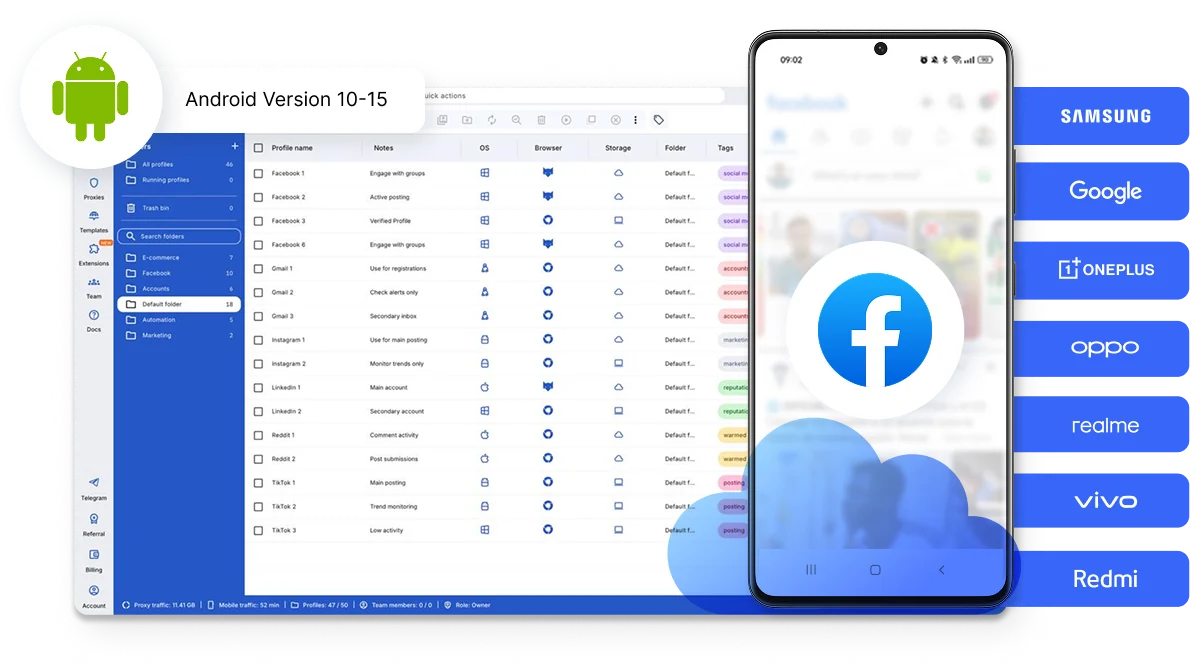 facebook cloud phone